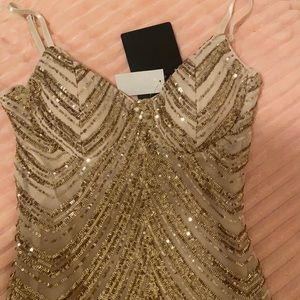 Sequin evening dress